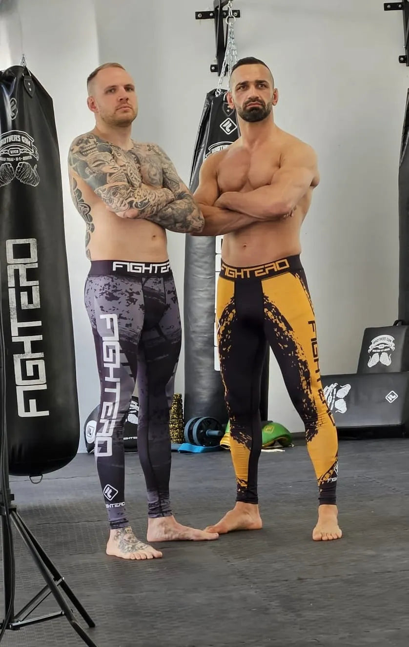 Leggings Sparton black-gold MEN