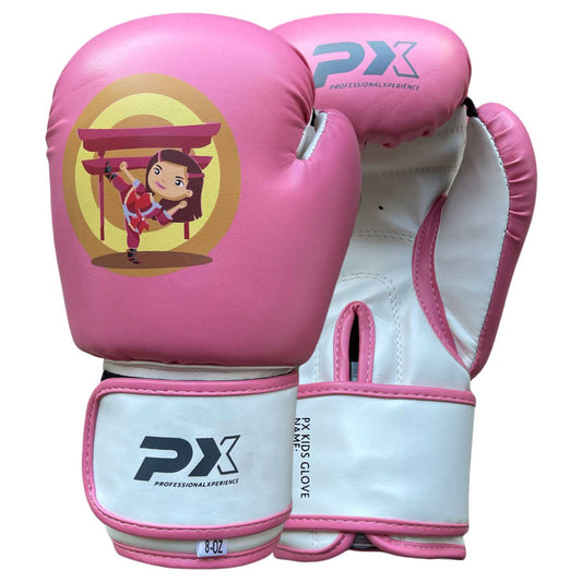 PX "KIDS GLOVE GIRLS" BOXHANDSCHUH P/W