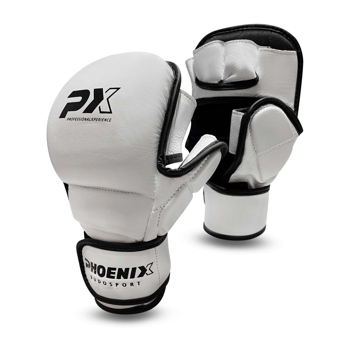 PX MMA HANDSCHUTZ LEDER WEISS