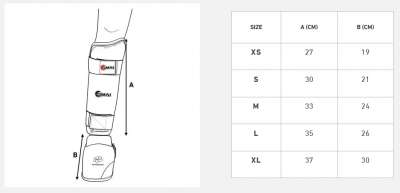 SPORTSMASTER WKF SCHIENBEIN/SPANNSCHUTZ blau