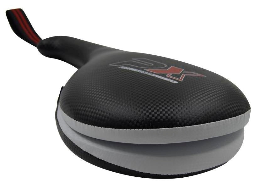 PX TAEKWONDO DOPPEL - MITT KUNSTLEDER SCHWARZ-WEISS