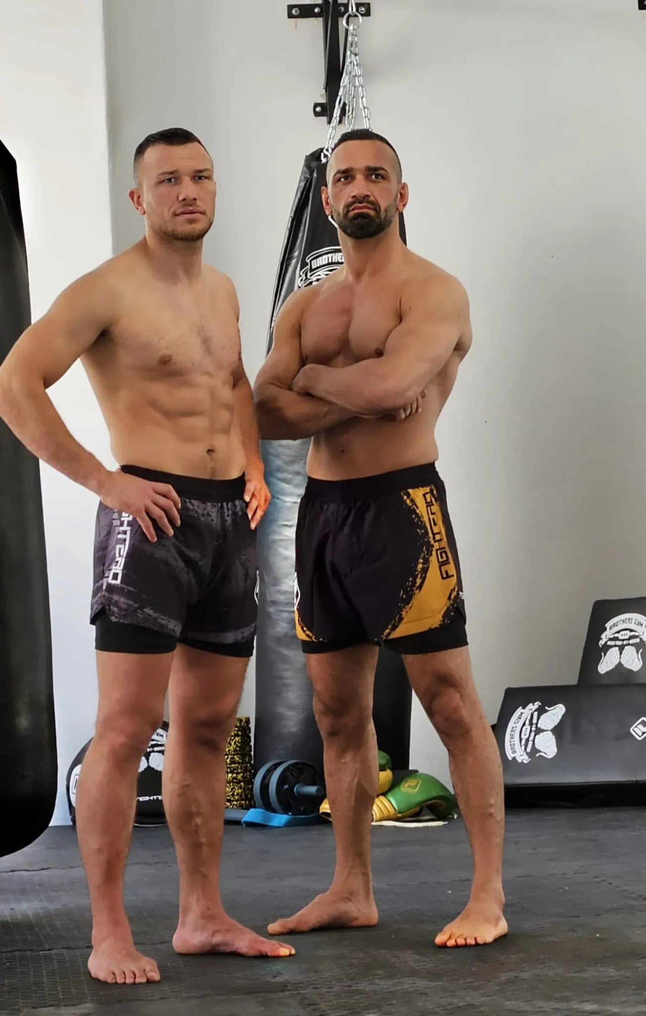 Double Short Sparton black-gold