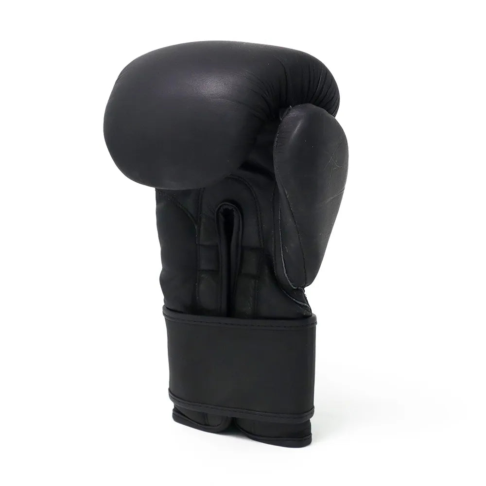 Boxhandschuh Black Matt Leder